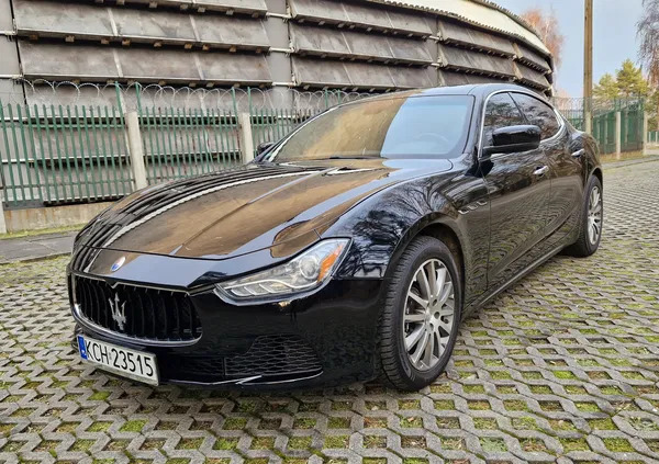 zachodniopomorskie Maserati Ghibli cena 109000 przebieg: 134000, rok produkcji 2014 z Kraków